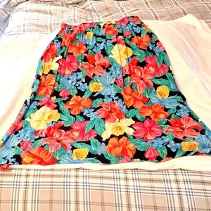 Sag Harbor floral print skirt